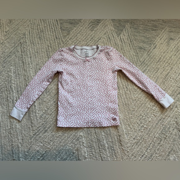 Petite Plume Girls Pima Cotton Sweethearts Pajama Set Size 6 - Picture 3 of 10